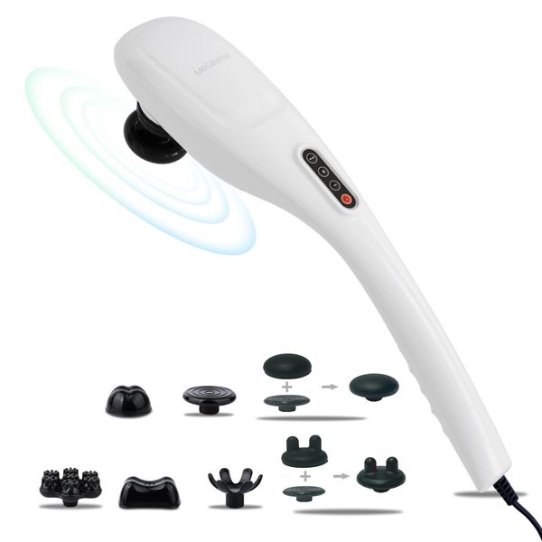 Mega Performance Silver White Massager 5 Modes 6Ft Cord Quality Comfort