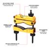 FENJANER Sight Kit Scope Leveling Tool Scope Mounting Level Universal and Precision Bubble Leveling System with Storage Case for Maintenance (Gold)