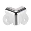 uxcell Speaker Corner Protector Cabinet Edge Corner Speaker Stackable Guard Wrap Corner 35mm Case Protection Silver 8pcs