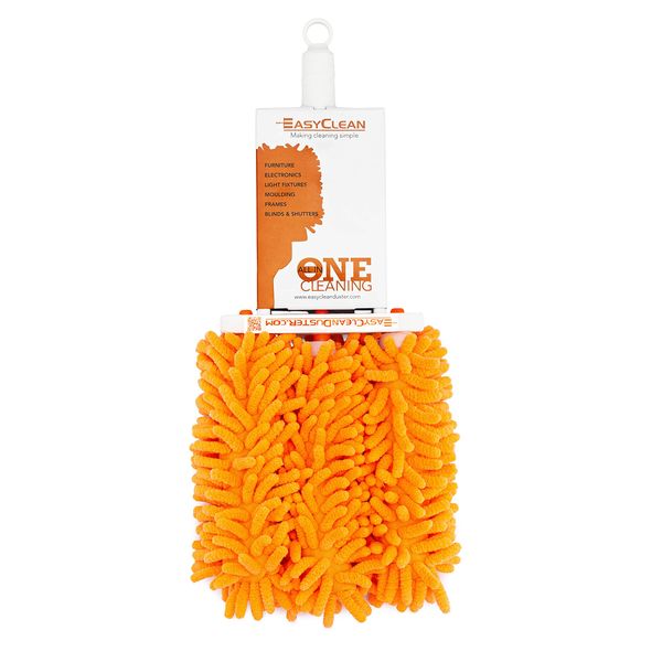 EasyClean Microfiber Duster for Blinds - Multi-Surface Microfiber Dusters for Cleaning - Blind Cleaner Duster Tool - Baseboard Cleaner Tool with Handle - Blinds Cleaner Tool - Use as Damp Duster