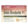 Sinus Headache PE Non-Drowsy Acetaminophen 325 mg Phenylephrine 5 mg 18 Caplets