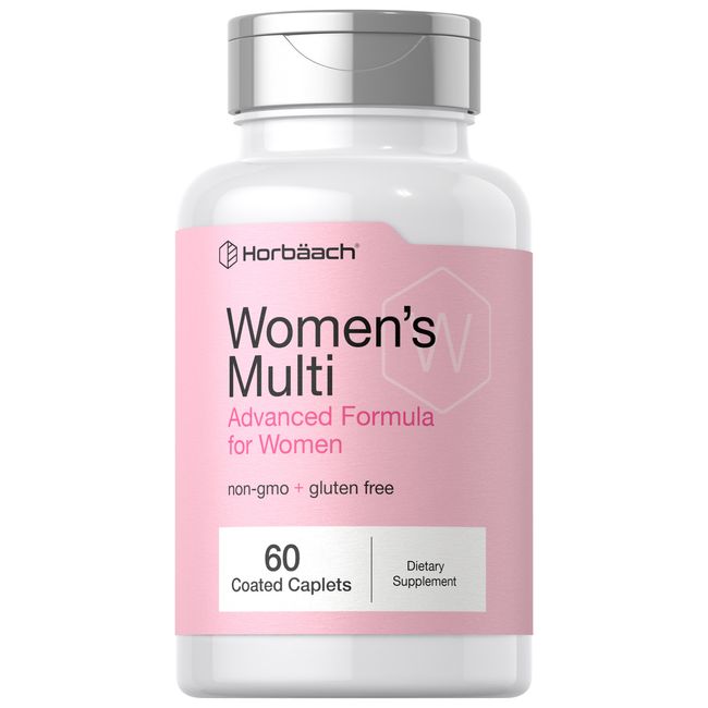 Women's Multivitamin | 60 Caplets | Advanced Daily Multivitamin | by Horbaach