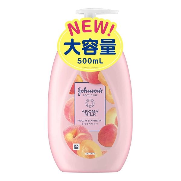 Johnson &amp; Johnson Johnson Body Care Lasting Moisture Aroma Milk 500ml Body Care Body Care Body Cream Body Lotion Body Milk Moisturizing Dry Skin Large Capacity Dry Moist Peach Apricot Skin Care