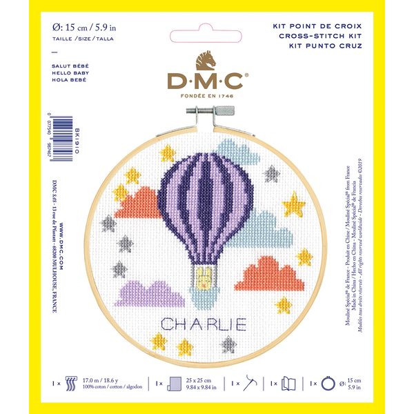 DMC Cross Stitch Kit - Hello Baby BK1910