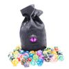 Haxtec Standing Dragon Eye Dice Bag-Purple L