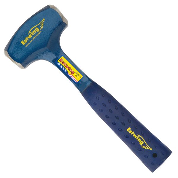 Estwing - B34LB Drilling/Crack Hammer - 4-Pound Sledge with Forged Steel Construction & Shock Reduction Grip - B3-4LB