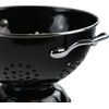 Calypso Basics by Reston Lloyd Powder Coated Enameled Colander, 1.5 Quart, Black