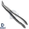 Dental Extraction Forceps Upper Lower Serrated Jaws Long Beak Surgical Pliers