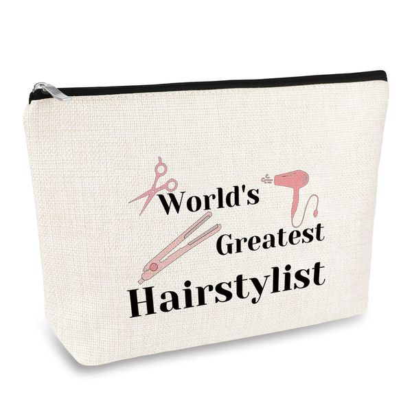 Hairstylist Gift Hairdresser Gifts Makeup Bag Hairstylist Appreciation Gift Hair Stylist Cosmetic Bags Gifts Hair Dresser Gift Salon Hairstylist Gift Barbers Christmas Birthday Gift Travel Pouch