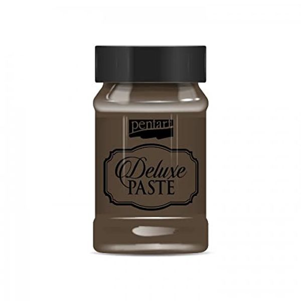 Pentart Deluxe Paste 100ml for Stencil Technique, Truffles