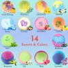 Bath Bombs Gift Set DUAIU 14Pcs Bath Bombs for Women Relaxing, Organic Bath Bombs with Natural Essential Oil, Bath Gift Set for Her/Him, Kids, Wife, Girlfriend, Mother, Dad