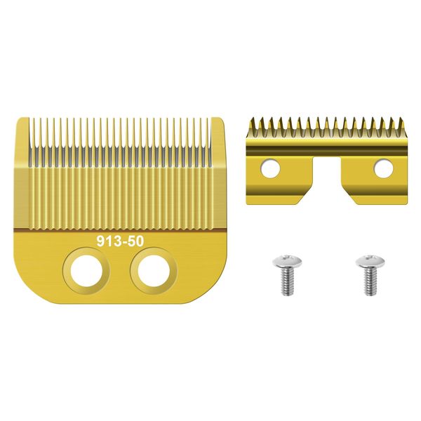 913-50 Adjustable Medium Blade Replacement Trimmer Blade Compatible with oster Finisher Trimmer Model 59 and T-Finisher Trimmer Blades，Golden