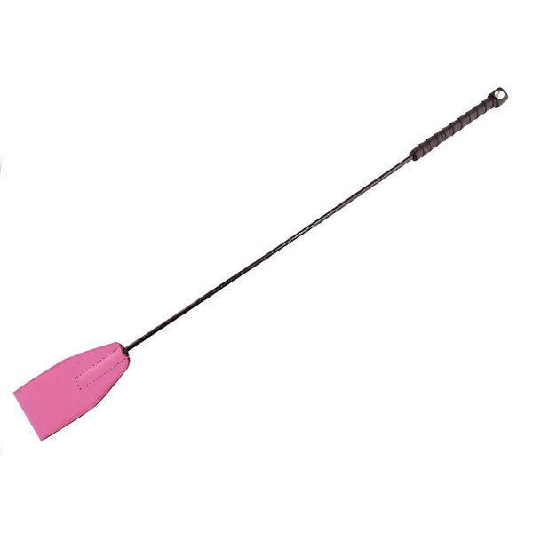 Rouge Garments Unisex-Adult's Leather Riding Crop, One Size, Pink