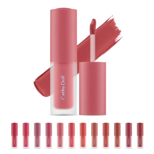 Cathy Doll 05 Softly Peach Lips and Teak Nude Matte Tint (Japanese Ingredient Label)