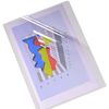 OFFICE CENTRE 25 x L Shape Clear Strong A4 Plastic Wallets Document Sleeve Folder Pocket File