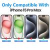 DN-Technology Screen Protector For iPhone 15 Pro Max Easy Installation with Auto-Alignment Tool Kit Full Coverage Case Friendly Tempered Glass Screen Guard For iPhone 15 Pro Max (6.7'') (BLACK)