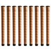 Winn Dritac Wrap Midsize (+1/16") Copper - 9 Piece Golf Grip Bundle