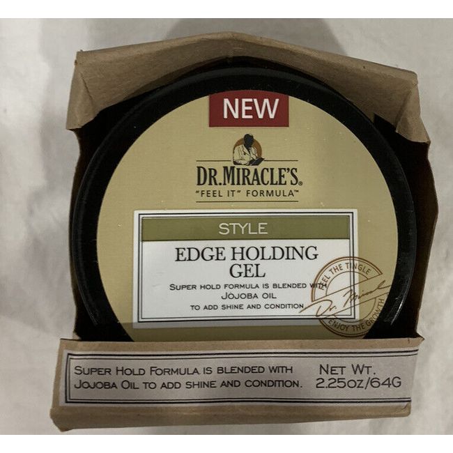 [DR. MIRACLE'S] STYLE EDGE HOLDING GEL SUPER HOLD WITH JOJOBA OIL 2OZ