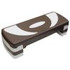 WEIMALL WMFITNESS Step Stand, 3 Height Adjustment, Step Stool, Elevating Exercise, Anti-Slip, Exercise, Diet, Exercise (3 Levels/Brown)