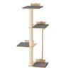 Wall Mounted Cat Shelves Tree with Platform Tree-Shaped Cat Furniture