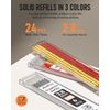 Nicpro Carpenter Pencil with Sharpener, Mechanical Carpenter Pencils Set with 26