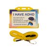 I Have ADHD Lanyard - Available in Seven Colours (Red)