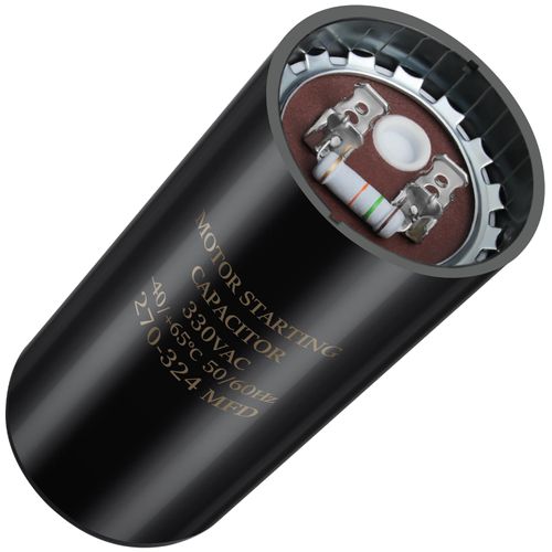 270-324 uf/MFD 330V VAC 50/60 Hz AC Electric Round Start Capacitor Universal Replacement for Electric Motor Applications