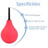 Funny Steel Enema for Intestinal Cleansing, White