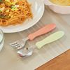 EDISONmama Fork & Spoon with Case, 1.5 years and up, Blue Hawaii