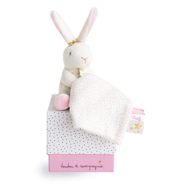 Doudou et Compagnie DC3513 Puppet Puppet with Blanket Pink