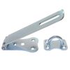 HoitoDeals 190mm Silver Staple Solid Security Locks Door Gate Shed For Padlock