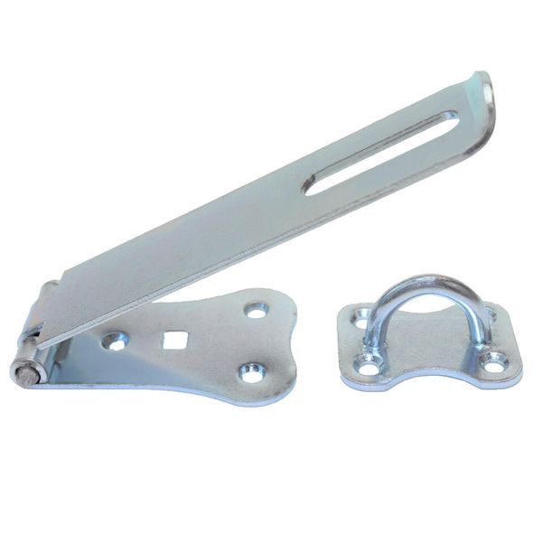 HoitoDeals 190mm Silver Staple Solid Security Locks Door Gate Shed For Padlock