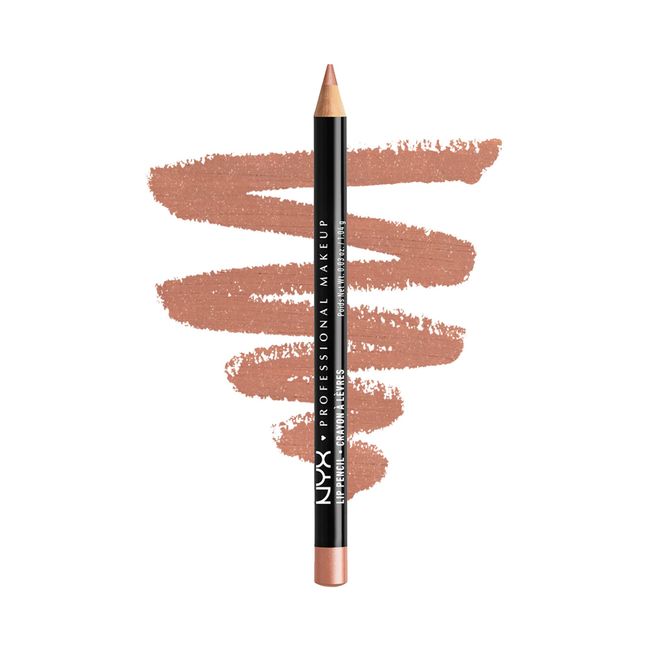 NYX PROFESSIONAL MAKEUP Slim Lip Pencil, Long-Lasting Creamy Lip Liner - Beige