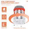 80W LED Construction Temporary Work Light For Building Job Site Lights Linkable