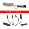 Tactical Pocket Panel Remote Flashlight Switch Rail Pads Set For PEQ SF/NE Light