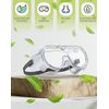 Safety Goggles Clear Lens Wide-Vision Adjustable And Eye Protective Soft Eyewear