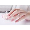 New Quality Medium Length Nail Tips, Party Nails, Japanese Style, Dreamy, Wedding, Party, After-party, Nail Art, Handmade Nail Tips, Double-Sided Adhesive Tape, Pack of 24 (Jelly Pink)
