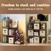 3 Cube Vinyl Record Storage DIY Stackable 120-150 Records Visualize Album Storag