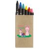 Azeeda 'Happy Easter' Coloured Crayon Set (CY00027279)