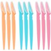 Qufiiry Dermaplaning Blades for Face, 9 Pcs Eyebrow Razor, Razors Shaper Women, Safety Facial Hair Remover, Exfoliating Dermaplaning Tool for Women and Men
