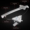 Front Left Driver Side Power Window Regulator w/ Motor for Hyundai Accent 12-17
