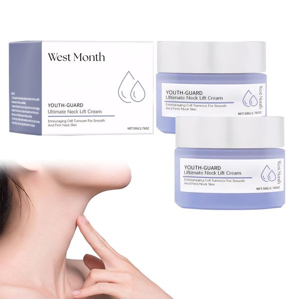 Tighten and Lift Neck Cream Pack of 2 Neck Firming Cream Neck and Cleavage Cream Best for Tightening Sagging Skin Tightening and Repair Evens Skin Tone and Tightens the Neck for Face Neck