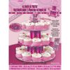 Unique Party 55401 - Customisable Glitz Pink Cupcake Stand
