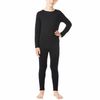 Kids Heat Baselayer Set, Black, Small