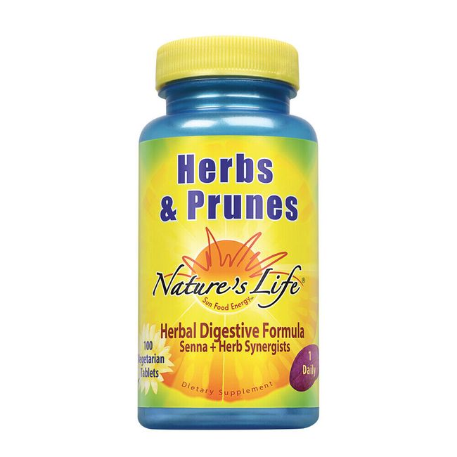 Nature’s Life Herbs & Prunes w/ 400mg Senna, 100ct