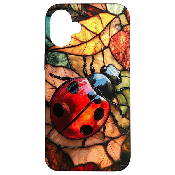 Ladybug Foliage Glow Sunset Autumn Bug Artwork Case for iPhone 16 Plus