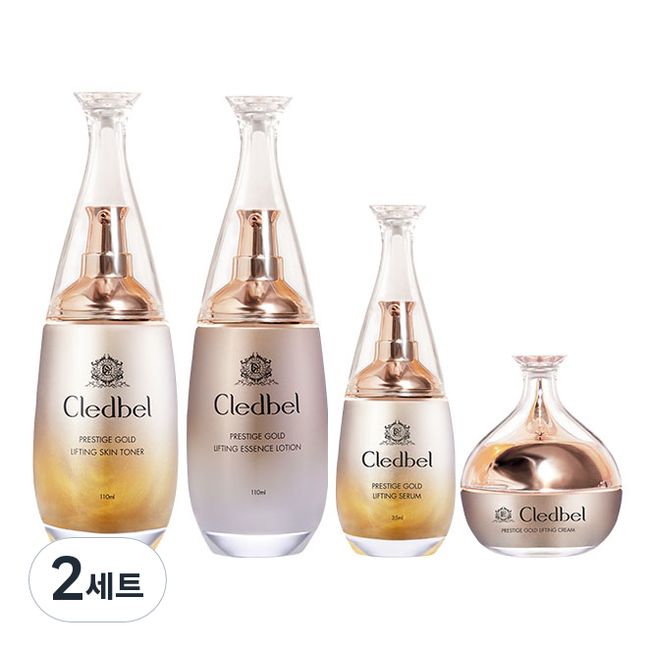 Cled Bell Prestige Gold Collagen Basic Toner + Lotion + Serum + Cream Set