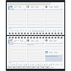 BRUNNEN Taschenkalender Mod. 755 2026 | A6 quer, Leder, schwarz