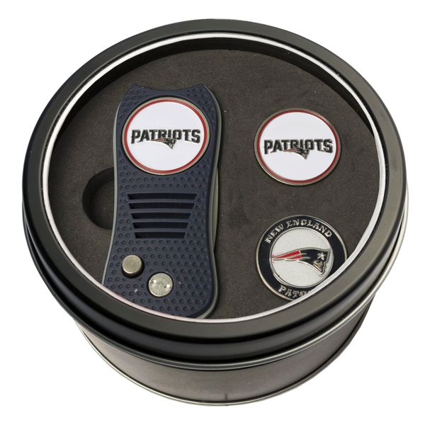 NFL Tinギフトセットwith switchfix Divot Tool and 2ボールマーカー