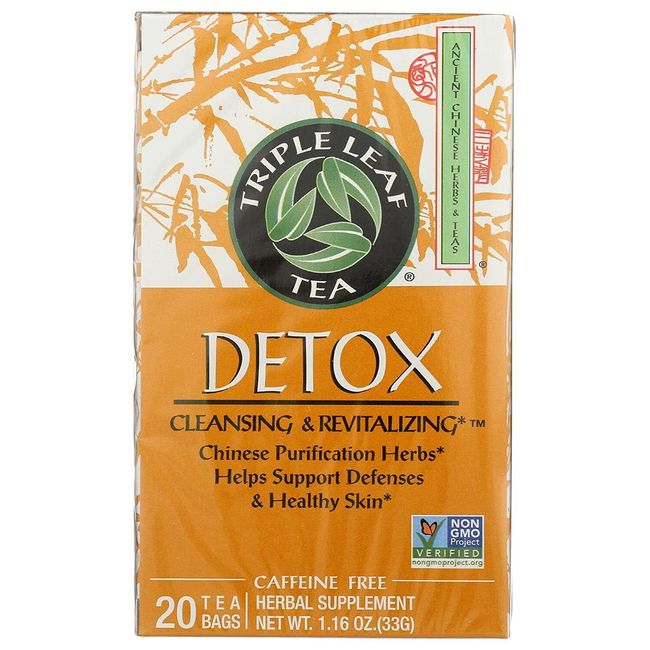 Triple Leaf Tea, Detox Tea, 20 teabags